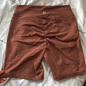 Women's Brown Athletic Shorts